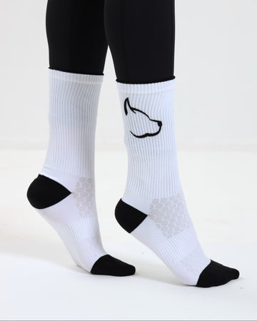 Ribbed Crew Socks
