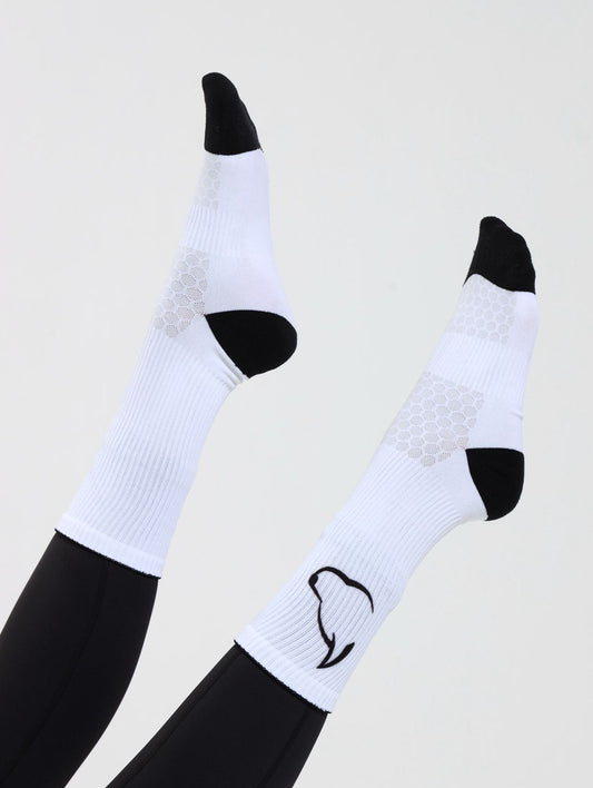 Ribbed Crew Socks